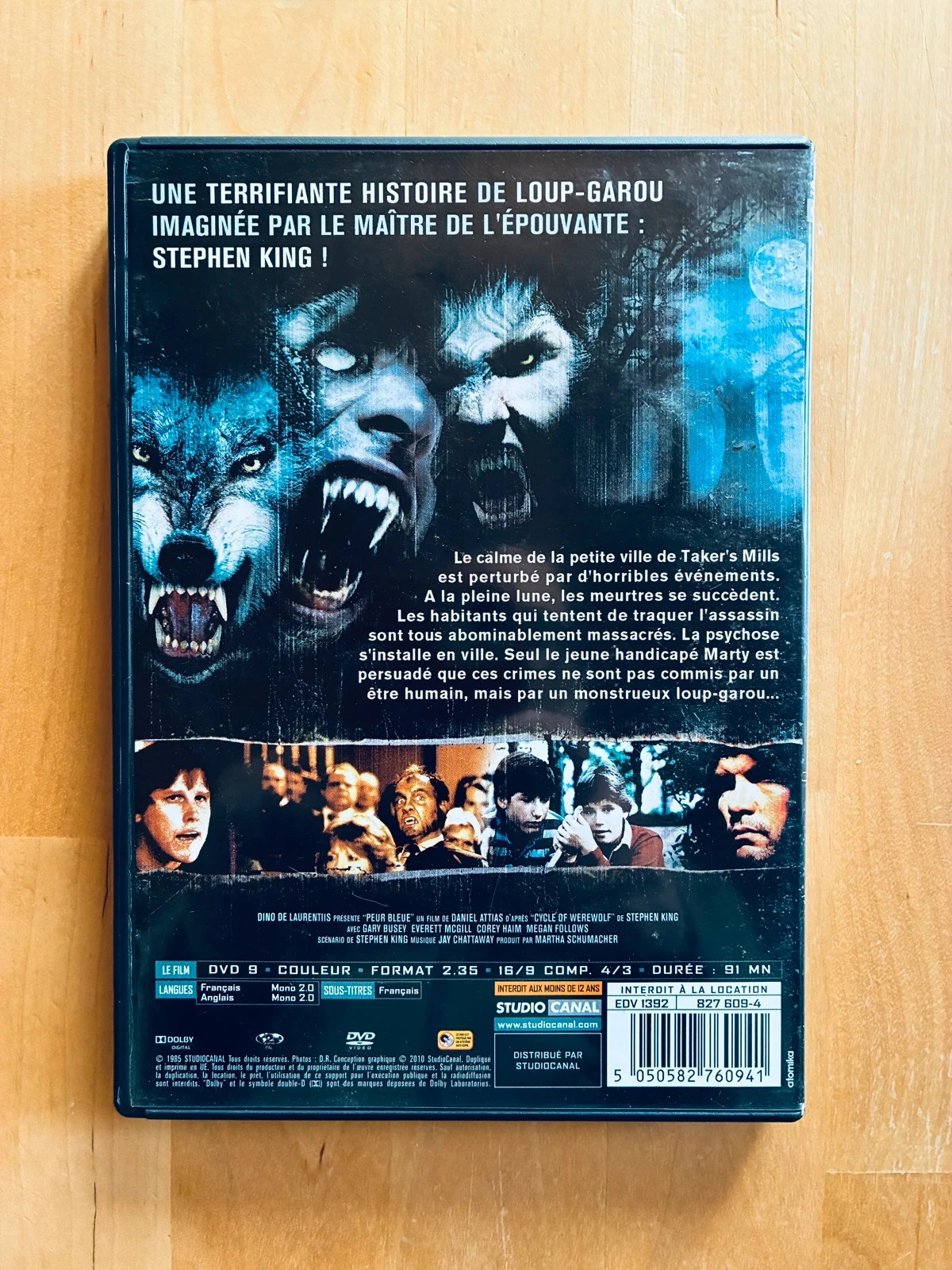 DVD Peur Bleue Stephen King editie Studio Canal. – photo 3
